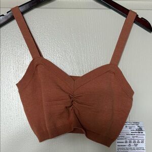 Versona Terracotta Knit Top